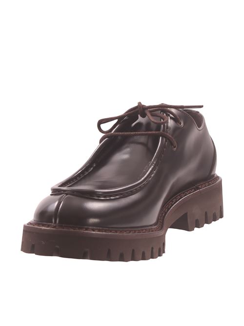 leather paraboot CALCE | X1718LOTOANTIC EBANO